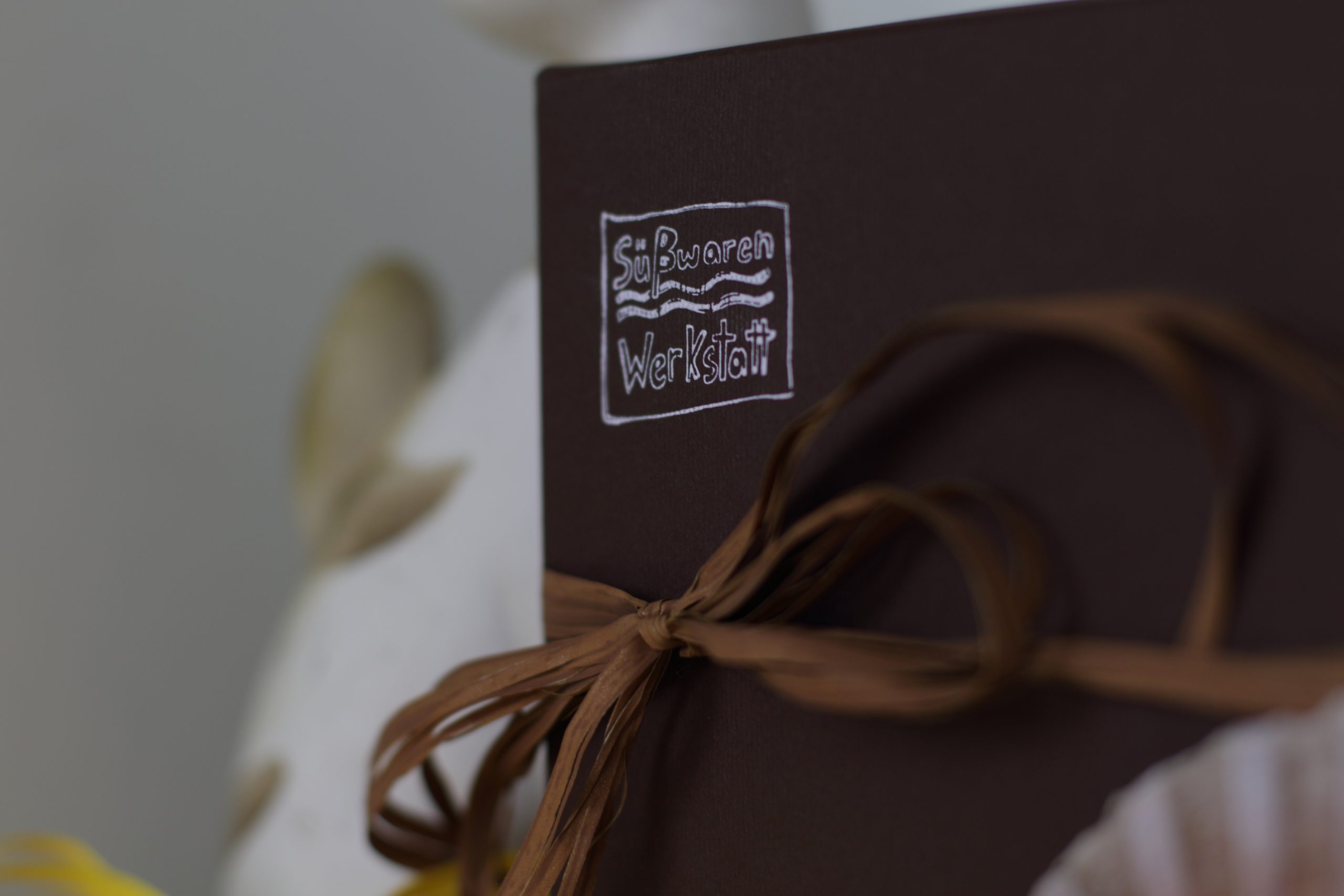 4er Geschenke-Box (quadratisch); alle Bildrechte vorbehalten, keine Verwendung ohne schriftliche Genehmigung; www.süsswaren-werkstatt.de
